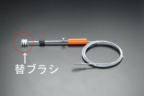 カクダイ 30mm ブラシヘッド(ナイロン製) 604-801