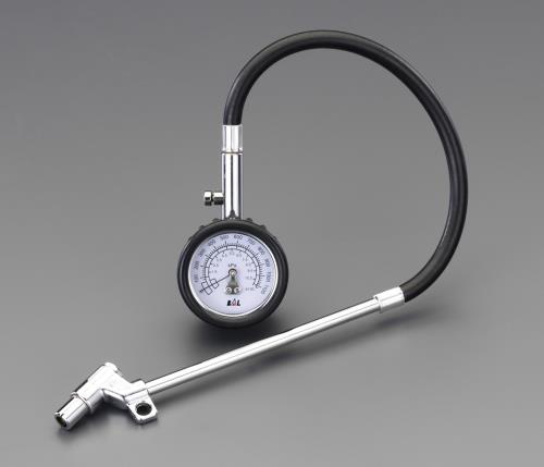 大橋産業(BAL) 90-1100kpa タイヤゲージ(300mmホース付) No.161