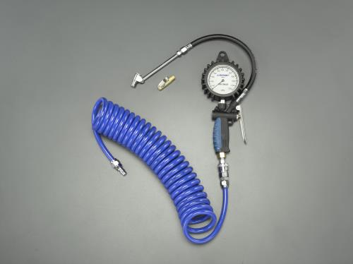 SIGNET(シグネット) 0 -1200kPa タイヤゲージ&チャック(4.2mホース付) EA123CG-28A