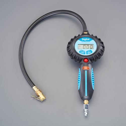 ESCO(エスコ) 15-1100kpa タイヤチャック&ゲージ(デジタル) EA123CS-1