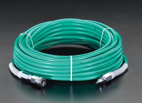 ESCO(エスコ) 6.0/10.0mmx30m 高圧ホース(カプラー付) EA125BW-30