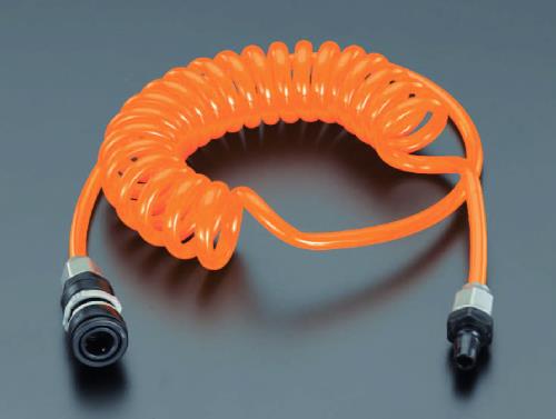 ESCO(エスコ) 5.0/ 8.0mmx10m ウレタンホース(カプラー付) EA125CA-10