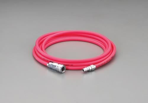 ESCO(エスコ) 8.5/12.5mmx 5m エアーホース(カプラー付・PVC) EA125EE-5