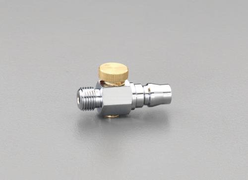 ESCO(エスコ) R1/4” 流量調整付雄ねじプラグ EA140CS-21
