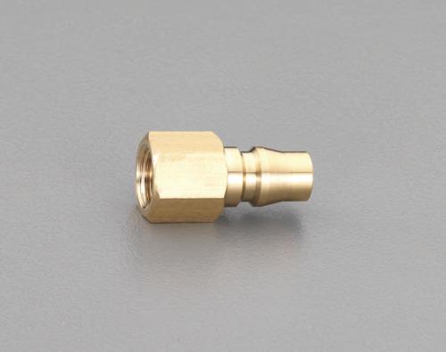 ESCO(エスコ) Rc 1/2” 雌ねじプラグ(20型/真鍮) EA140DC-214