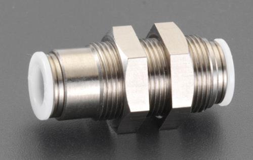 アオイ 6mm ユニオン(バルクヘッド/真鍮製) ZX-060