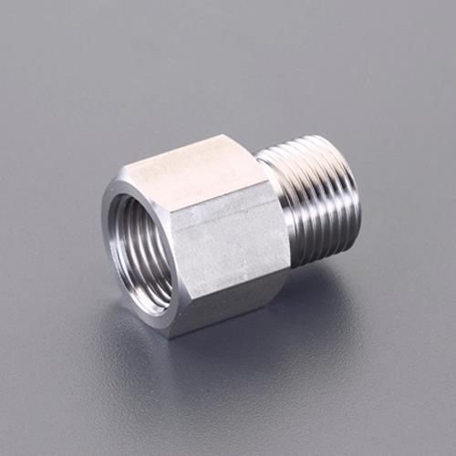 アソー（ASOH） G 3/8”x Rc 3/8” 中間ﾆｯﾌﾟﾙｿｹｯﾄ(ｽﾃﾝﾚｽ製) NF-8833