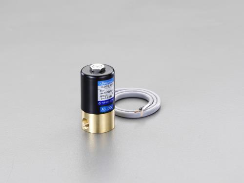 ESCO(エスコ) AC100V/Rc1/8” 2方向電磁弁 EA153EA-101