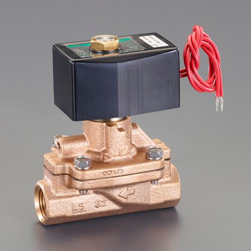 ESCO(エスコ) AC200V・Rc1/2” 2方向電磁弁(パイロット式) EA153HB-16