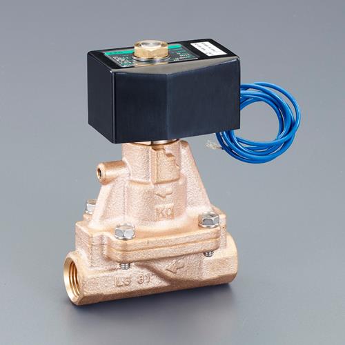 ESCO(エスコ) AC100V・Rc3/8” 2方向電磁弁(パイロット式) EA153HB-33
