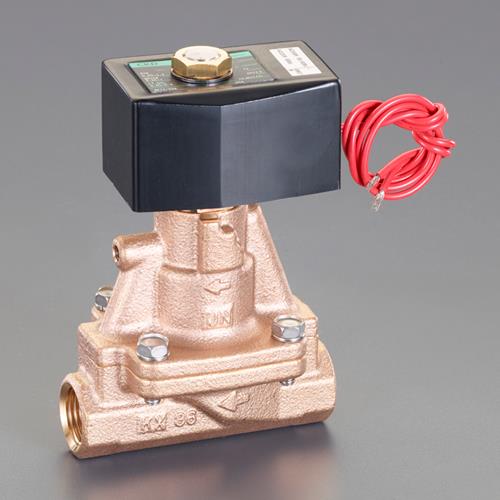ESCO(エスコ) AC200V・Rc3/4” 2方向電磁弁(パイロット式) EA153HB-38