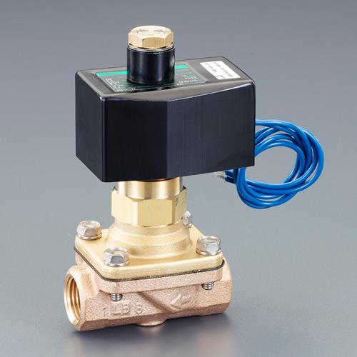 ESCO(エスコ) AC100V・Rc1/2” 2方向電磁弁(パイロットキック式) EA153HC-41