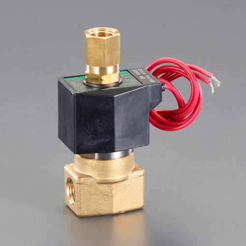 ESCO(エスコ) AC200V・Rc1/8”(1.5mm) 3方向電磁弁 EA153HK-2
