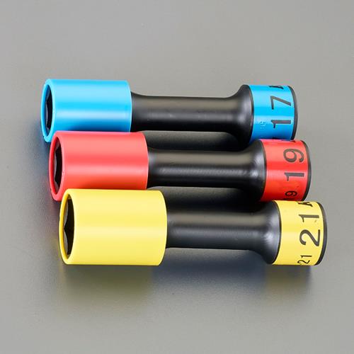 KTC(京都機械工具) 1/2”DRx21mm ホイールナットインパクトソケット(薄肉) BP49-21G
