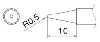 白光(HAKKO) R0.5mm 交換用こて先 T12-B2