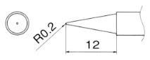 白光(HAKKO) R0.2mm 交換用こて先 T12-BL