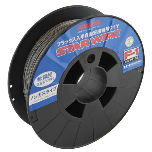 スター電器製造(SUZUKID) φ0.9mm/3.0 kg ノンガス用軟鋼ワイヤー PF-52