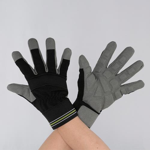 ESCO(エスコ) LL/245mm 手袋・防振(チェーンソー作業用) EA353AB-93