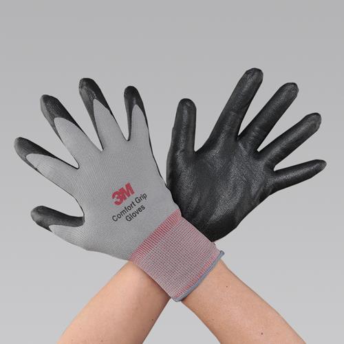 3M（スリーエム） [XL/225mm] 手袋(ﾆﾄﾘﾙｺﾞﾑｺｰﾄ/ｸﾞﾚｰ) GLOVE GRA
