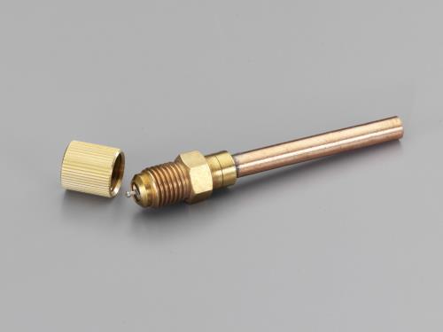 ロテックス(ROTEX) 1/4” アクセスバルブ (銅管付/1本) RP464