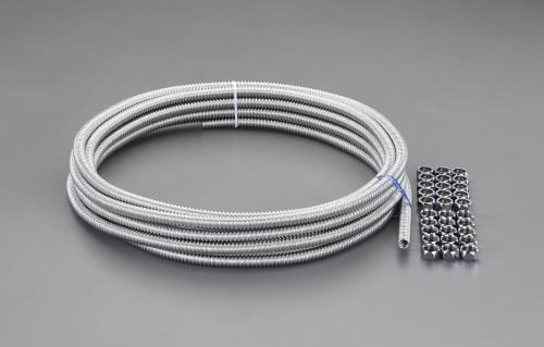 カクダイ 呼13/G 1/2”(呼径13) フレキパイプ(ナット付セット) EA424AE-113