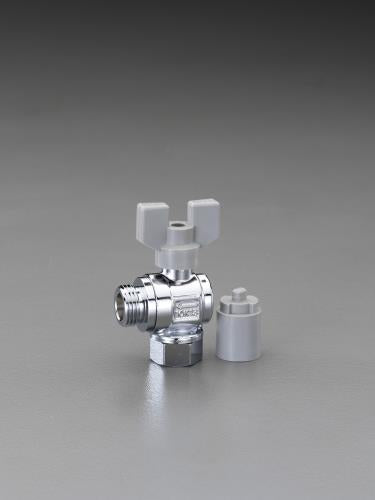 カクダイ G 1/2”xG 1/2” L型ボールバルブ(片ナット付) 650-410-13
