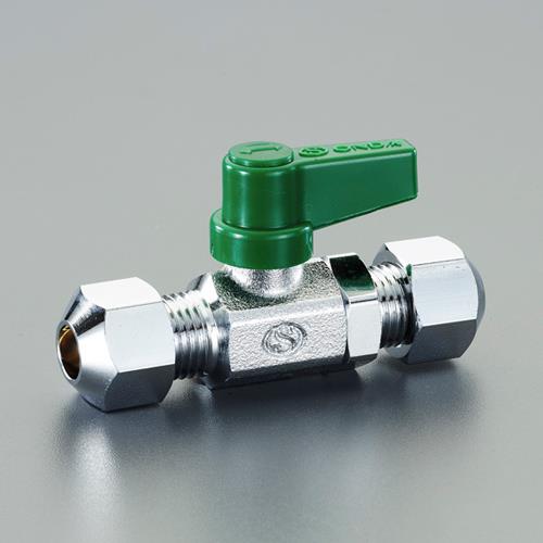 オンダ製作所 10.0mm x10.0mm ミニボールバルブ(リングジョイント付) M11-10