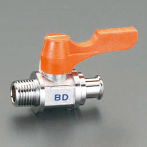 アソー(ASOH) R 1/2”x12.0mm ミニボールバルブ(ドレン用) BD-2400