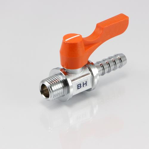 アソー(ASOH) R 1/2”x14.0mm ボールバルブ(ステム式・ミニチュア) BH-2414