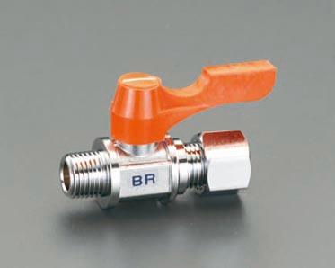アソー(ASOH) R 1/4”x 8.0mm ミニボールバルブ BR-1208