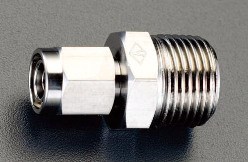 アオイ R 1/8”x 6mm ユニオン(ハーフ/ステンレス製) esh-0604-1