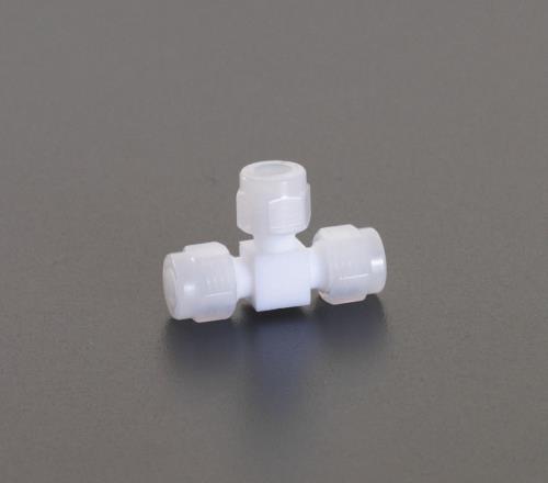フロウエル(Flowell) 4mm ユニオン(ティー /フッ素樹脂製) 30-4UT-C