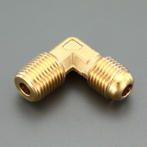 オンダ製作所 G1/4”xR1/4” フレアーエルボ(φ8銅管接続用) TR-001A