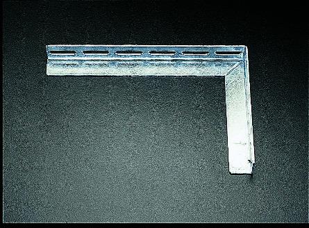 アカギ 480x360x40mm L型ブラケット(ドブメッキ) A10661-0036