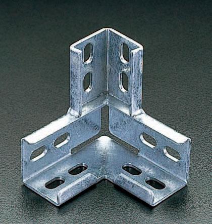 アカギ 48x48x113x113mm アングル接続金具(ステンレス製) A10663-0098
