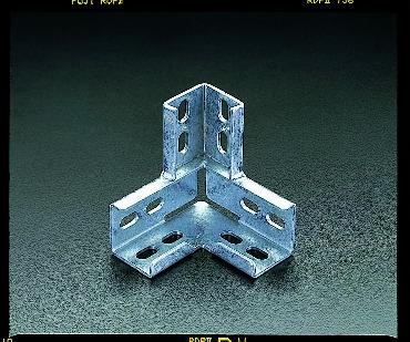 アカギ 48x48x113x113mm アングル接続金具(ドブメッキ) A10660-0081
