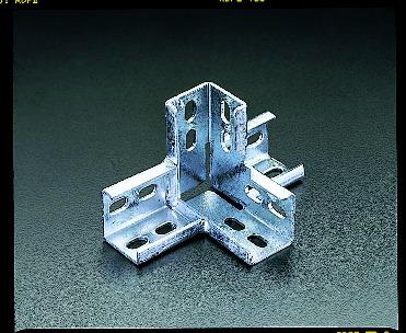 アカギ 48x48x180x180mm アングル接続金具(ドブメッキ) A10660-0096