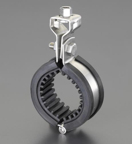 アカギ 80A 吊バンド(鋼管用/防振/ステンレス製) A10215-0099