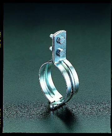 アカギ 100A 鋼管用立バンド(10個) A10323-0113