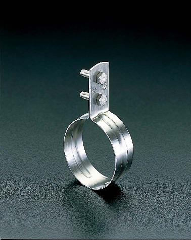 アカギ 89mm VP管用立バンド(ステンレス製) A10352-0115