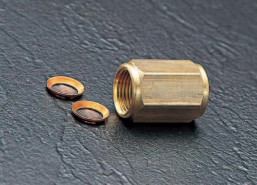 ESCO(エスコ) F1/4”xF1/4” インターナルフレアーユニオン EA443A-1