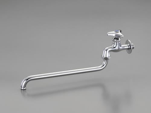 カクダイ PJ 1/2”/300mm 長パイプ自在水栓 7067-13x300