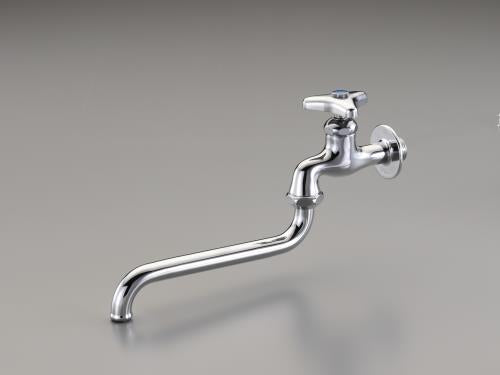 カクダイ PJ 1/2” 自在水栓 7060-13x170