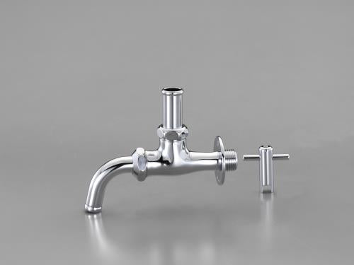 カクダイ PJ 1/2” 万能ホーム水栓(盗難防止かぎ付) 7015BL