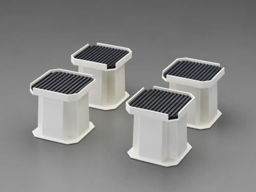 カクダイ 105x105x104mm 洗濯機用かさ上げ台(4個) 437-100