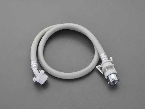 カクダイ 1.0m 洗濯機用ホース(ストッパー付) 4368-1