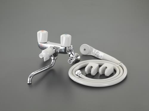 TOTO(トートー) PJ 1/2” シャワー付2ハンドル混合水栓(止水栓付) TMS20C