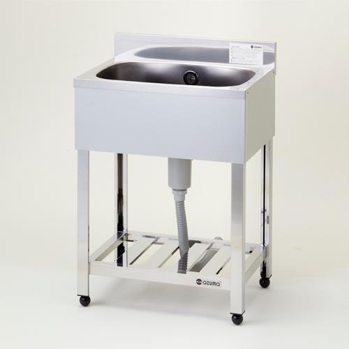 東製作所 一槽シンク 業務用 東製作所 600x450x890mm 一槽シンク(SUS430) KP1-600