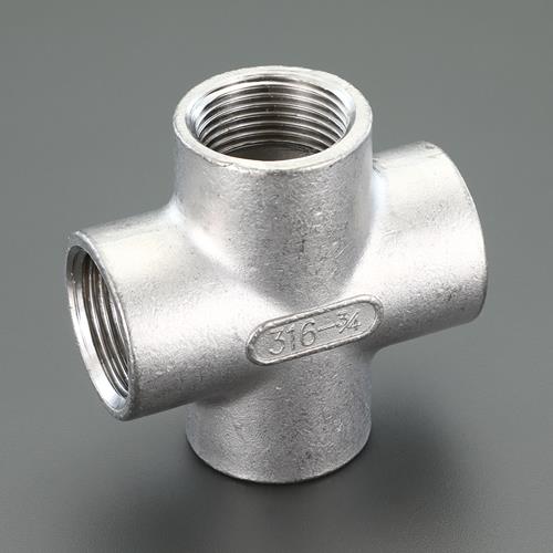 オンダ製作所 Rc 1/8” クロス継手(ステンレス製) SMX-06