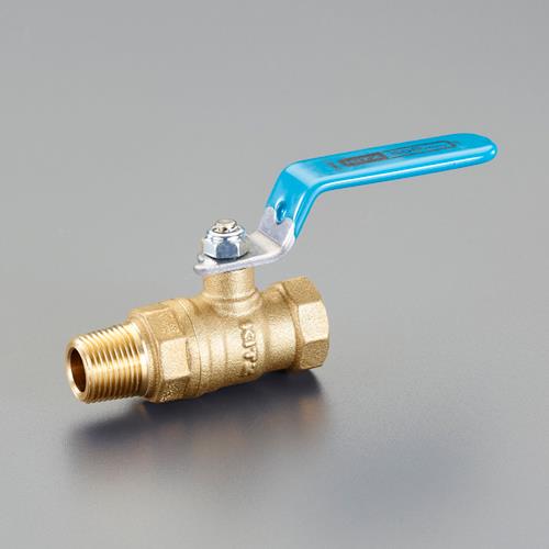 ESCO(エスコ) Rc 3/8” ボールバルブ(フルボア/真鍮製) EA470AA-103